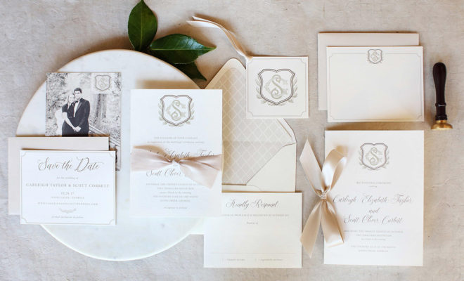 Wedding Invitations and Stationaries in Black and White