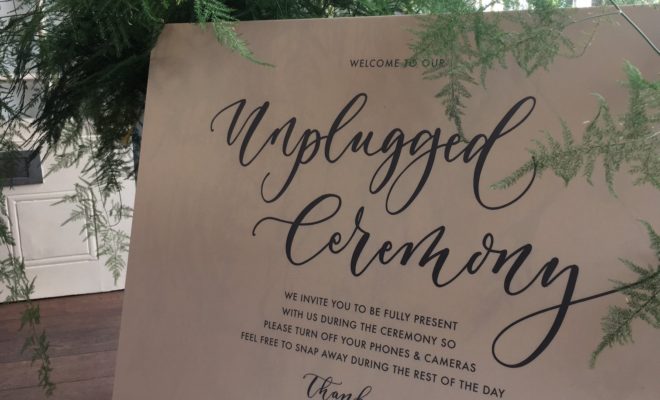 wedding signage